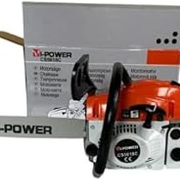 VI POWER GOLD CHAINSAW CS5618C 18" 58CC Powerful 2-Stroke Handed Petrol Chain Saw | Premium Titanium Chain, Guide Bar & Carburetor | Woodcutting Saw for Farm, Garden & Ranch with Tool Kit-10
