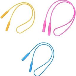 ™ 3pcs Silicone Eyeglass Strap Sunglasses Spectacles Cord Holder Neck Lanyard | Fashion Jewelry-image-35