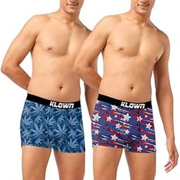 Pack of 2 Printed Trunk for Men | Cotton Blend | Soft & Stretchable | Stylish Men's Underwear | Comfortable Fit | Assorted Prints | Innerwear for Men |Red::Blue::Black-image-65