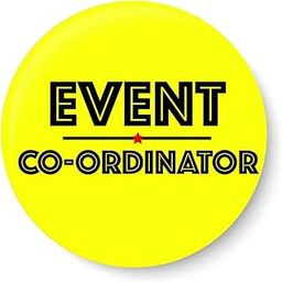 PEACOCKRIDE Event Co-Ordinator I Office Pin Badge (Metal, Multicolour,37mm)-image-75
