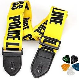 AMG Music Guitar Strap Belt for Acoustic Guitar & Electric guitar Adjustable Buckle Modern Design Guitar Belt with Guitar Picks for Acoustic/Bass/Electric Guitar Strap-image-6