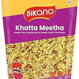 Bikano Khatta Meetha Namkeen | Crunchy & Tasty namkeen | Khatta Meetha mixture, 1kg Pack-image-6