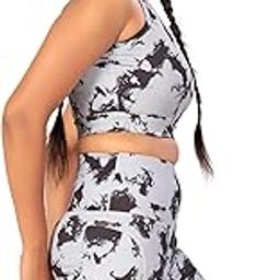Gym Wear Printed Workout Set, Women's Workout Top & Bottom Set, Athletic Track Suit, Sports Running Suits Inner wear, Activewear Leggings & Bra for Workout, Yoga-picture-23