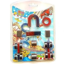 Science Magnets Set for Education Science School Classroom Experiment Tools for Kids Including Bar/Ring/Horseshoe/Thread/Car Magnets (N0:-4)-image-83