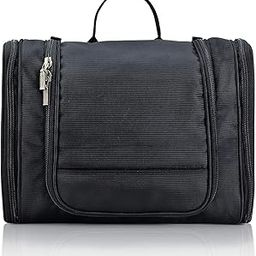 Travel Toiletry Kit Organizer Hanging Dopp Kit for Men - Cosmetics Pouch for Women-Black - 10 Cm, S-picture-41