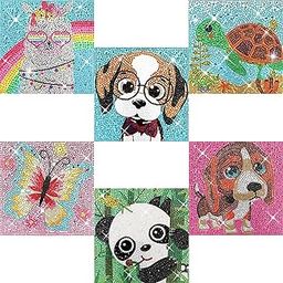 TREXEE DIY Diamond Painting Kits for Kids Return Gifts Birthday Gifts for Kids DIY Art & Craft (Pack of 2)-image-61