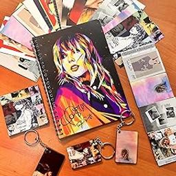 CRAFT MANIACS TAYLOR SWIFTIE COLORED MOSAIC STATIONERY COMBO : DIARY, 1 WOODEN PUZZLE, SET OF 16 LOMO CARDS, 4 MAGNETIC BOOKMARKS & 3 WOODEN KEYCHAINS | BEST GIFT FOR SWIFTIES-19