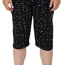 GUIDE Men's Regular Fit Printed Three Fourth Capri-picture-2