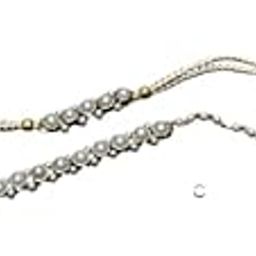 Classic Pearl Rakhi and Lumba/Sister Rakhi and Nazariya/Mangalsutra Dhaaga Combo - Set of 4-image-18