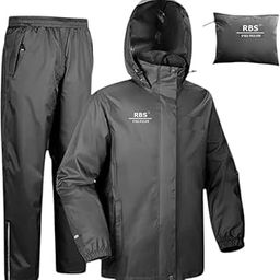 Waterproof Raincoat for Men | Lightweight & Durable Rain Jacket with Hood | Windproof & Breathable | Travel-Friendly, Bike & Motorcycle Use | Full-Length Protection-image-91