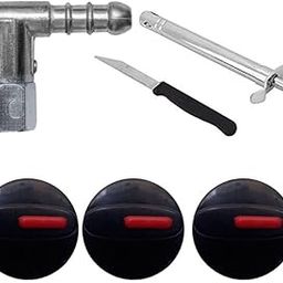 Sun Flash Lighter Plastic Knob, Adjustable Nozzle, Integrated Style code737Knife Prestige, Butterfly, Usha, Surya, Sun Flame, Super Flame Gas Stove More-image-94
