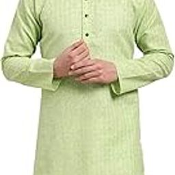 ( Since 1958 Mens Cotton Linen Solid Plain Weave Full Sleeves Mandarin Collar Kurta - Timeless Elegance for Eid & Holi Festivals-picture-21