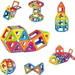 Wembley 24 Pcs Magnetic Blocks for Kids Boy Building Blocks Toddler Activity Toys Brain Toys for Kids 2-4 Years Magnetic Sticks Creative Educational Brain Game-image-87