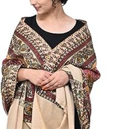 Women's Woven Wool Shawl Winter Mother Gift For Lohri/Wedding/Anniversary-picture-13