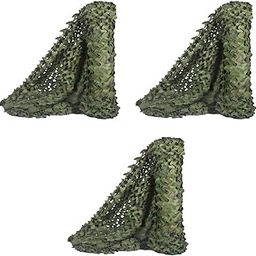 Optifit® Camouflage Cover 59 by 118 Inches Woodland Camo Netting Balcony Sunshade Cuttable for Scenarioal Decoration Bird Watching Hunting Military Training 3PCS-image-6