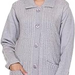 Women Winter WEAR Full Sleeve Woolen Hair Fur Long Cardigan for Women Girls-image-20