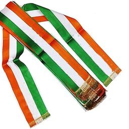 10 pc Tricolor Stole or Patka for Patriotic Theme Like Independence/Republic Day Performance Tiranga Patka Pack of 10 Pc-image-12