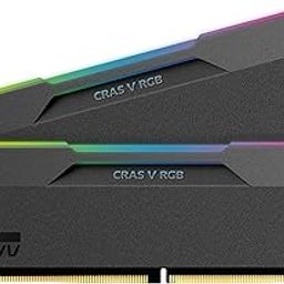 KLEVV CRAS V RGB DDR5 32GB (2x16GB) 6400MHz CL32 1.35V Gaming Desktop Ram Memory SK Hynix Chip XMP 3.0 / AMD EXPO Ready - Black (KD5AGUA80-64A320G)-1