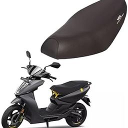 KSHEERI Ather 450X Scooty Seat Cover Protect from Rust and Dust, PU Leather Waterproof Durable Seat Cover (Black)-picture-30