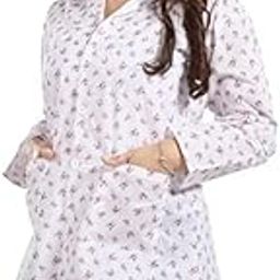 Women's/Girl's Cotton Floral Printed Summer Coat with Pocket | Helps to Protect From Sunrays||summer coat for women|-image-20