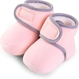 Neswborn Baby Boy Girl Soild Warm Star Shoes Cotton Casual Shoes Soft Bottom Frist Walking Shoes 0-12 Months-picture-54