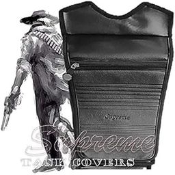 Stylish Cover - Black Tank Cover for - Mahindra Centuro-picture-25