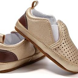 6 to 12 Months Baby Boys & Girls Synthetic Leather Sneaker Shoes,Infant Slip On Booties-BT4617-image-5