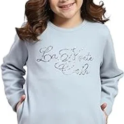 monte carlo Girls Embroidered Round Neck Full Sleeve Sweatshirt (523063552)-picture-43