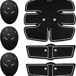 SAZ DEKOR Muscle Stimulator Wireless Arm Trainer Abdominal ABS Stimulator Trainer-image-35