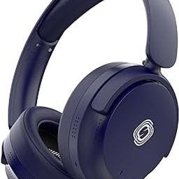 Wireless Over Ear Headphones, Noise Cancelling Headphones Bluetooth Headphones with Microphone, HiFi Stereo Foldable Lightweight Headset, 30h Playtime, Deep Bass for Home Office Travel Cellphone PC-17