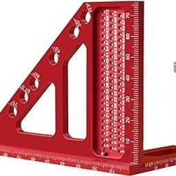 Aluminum Woodworking Square Multipurpose Measuring Ruler High Precisions Tool with Clear Scale for & Professional Use-image-8