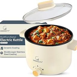 Goodscity Multipurpose Electric Kettle with Ceramic Coating 1.2L|Boil, Steam, Fry, Saute|Multi Cooker kettle for Water, Milk, Egg, Tea, Soup, Coffee, Noodle, Babyfood, Hostel, 600W,1Year Waranty-picture-28
