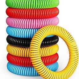 EIZOOU Mosquito Repellent Bracelets Bands For Kids Adults All-Natural Deet-Free Non-Toxic Protection Stretchy Waterproof Anti-Mosquito Wristbands for Hiking and Camping (Pack Of 4_MultiColor)-image-93