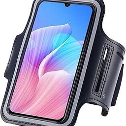 Nplus India Sports Armband for All Huawei Android Smartphones - Sleek Black, Secure Fit, Adjustable Strap, Headphone Access, Key Pocket - Ideal for Running, Gym, and Outdoor Activities-image-52