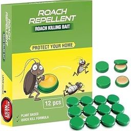 OnlineTree Natural Cockroach Killer Gel - Pack of 2 (12 Pcs) | Eco-Friendly Roach Bait for Kitchen, Bathroom & Cabinets | Indoor & Outdoor Insect Control | Pet Safe-picture-2