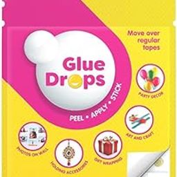 Instant Glue Drops Pack of 24 (Set of 6) | Peel, Apply, Stick | Easy to Use for Events, Decorations & Craft Projects-29
