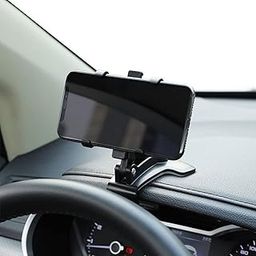 Sounce 360 Rotatable Car Mobile Holder for Dashboard Anti-Slip Multifunctional Car Rearview Mirror Phone Holder, 360° Degree Car Phone Mount, for All Mobile Phones Size Upto 6.5" Inch - Black-image-83