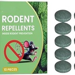 Mouse Repellent Peppermint Oil Rodent Deterrent for Indoor & Outdoor Use Natural Rat Control for Home, Garage, Car Safe Mice & Squirrel Repeller Long-Lasting Rodent Controller Pills (1 Pack)-77