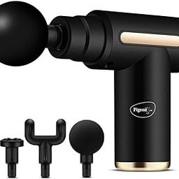 BANSI creatives Pulse Gun Massager with Digital Display,4 Heads,6 Speed,Rechargeable Percussion Muscle for Full Body Pain Relief,Muscle Relaxation of Neck,Shoulder,Back,Foot for Unisex (Black)-image-74