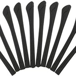 JAZZY PEARLS 10 Pieces Eyeglasses Temple End Tips Ear Sock Tubes Replacement Repair Black-image-32