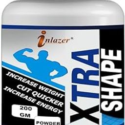 INLAZER Weight Gain Powder For Achieve Your Dream Body Faster & Muscle Develop & Improve The Strength Of Bones And Muscles| Ayurvedic Weight Gainer Supplement-82