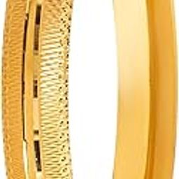 Shining Jewel Designer Stylish Self Design Amritsari Gold Colour Sikh Kada for Men (SJ_3570_G_P)-37