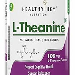 HealthyHey L-Theanine-Support Relaxation - 90 Vegetarian Capsules (Pack of 1)-image-8