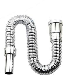SUNBIRD Waste Drain Pipe for Kitchen Sink Wash Basin to Connect Waste Water Line-11