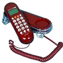 VENJA (LABEL) KX-T666 landline intercom Telephone Comes with digial Caller ID Display for Office and Home for Office and Home (Red)-55