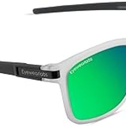 OKNO | Polarized Full Rim Square Branded Stylish Sunglasses For Men & Women | 100% UV Protection Shades | Cricket Sports Cycling Driving | Medium | Moto X2 | Sub Zero-picture-21
