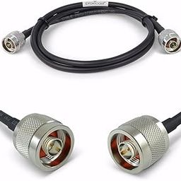 NBR N Male to N Male Plug RF Connector Coaxial Jumper Extension Antenna Cable with Flexible RG 58 Low Loss Wire for 4G 5G LTE ADS-B/Ham/GPS/WiFi/RF Radio Surge Arrester Modem- 1.5 Mtr.-image-49
