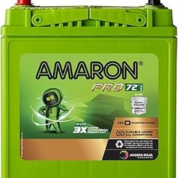 Amaron Pro Series Hi Life Car Battery - Amaron Pro - Pro 50B20L with Warranty- 72 Months (36 Months Free + 36 Months Pro Rata)-30