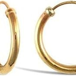 Men's Jewellery Valentine Multi Gold Stud Bali Hoop Earrings / Ear Rings Combo For Men / Gents / Boys / Unisex Non-Piercing Ear Men's Jewellery Cubic Zirconia Copper, Brass Hoop Earring-image-21