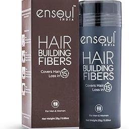 Ensoul India Hair Building Fibers | Covers Hair Loss, Bald Spot And Thinning In 15 Seconds | For Men & Women's | Fda Certified | Safe For Daily Use (DarkBrown) (25 Grams)-33